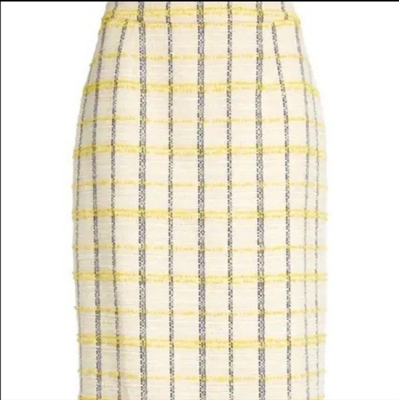 HALOGEN Tweed High Rise Pencil Skirt - Picture 1 of 10